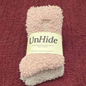 UnHide Softie Socks 2 pack Pink & Gray